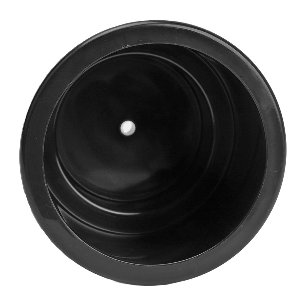 Cup Drink Holder with Drain Hole Easy To Clean Smooth Surface Recessed Drink Holder for RV Yacht Truck Black