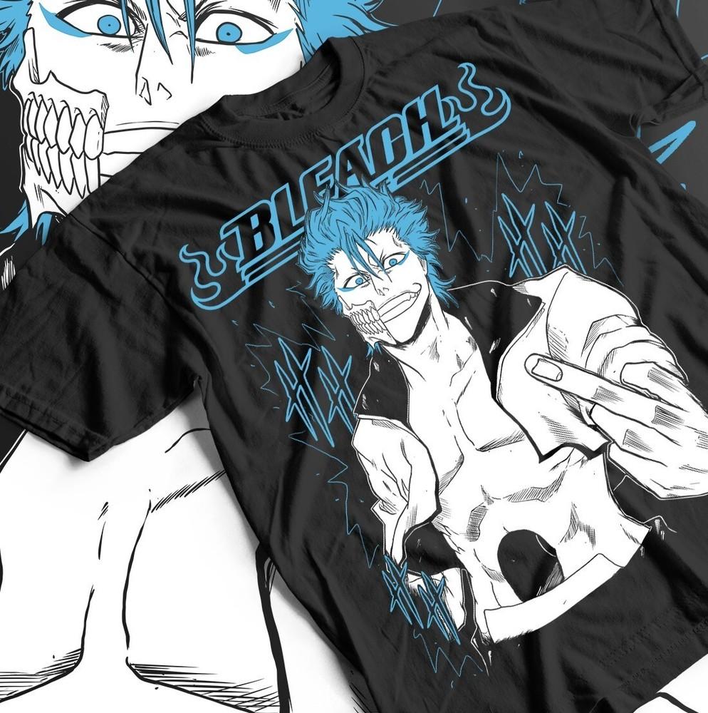 

Bleach Ichigo Kurosaki T-shirt - Unisex Heavy Cotton Tee, Horror Anime Gift M