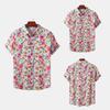 2022 Men's European Size Floral Short-Sleeve Hawaiian Beach Vacation Shirt
