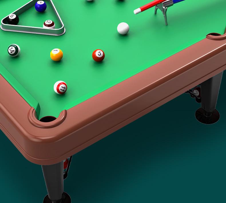 Billiard Table with Automatic Ball Return - Large Indoor Model for Parent-Child Interaction and Children's Simulation Play