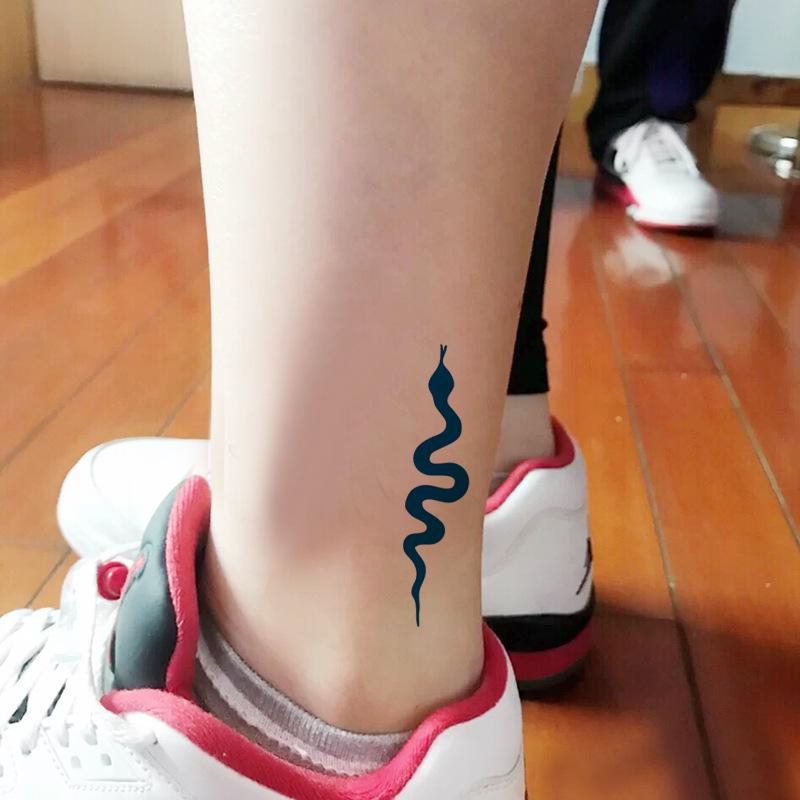 Herbal plant finger cochlear small picture juice tattoo stickers last 15 days ins wind semi-permanent