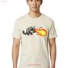 Raccoon Breathing Fire 7 Mens T Shirt 100 Cotton Casual Summer Wear Vintage Washed Breathable Graphic Stretched Soft Fashion