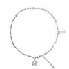 VVV Ribbon Star Chain Drop Surgical Necklace