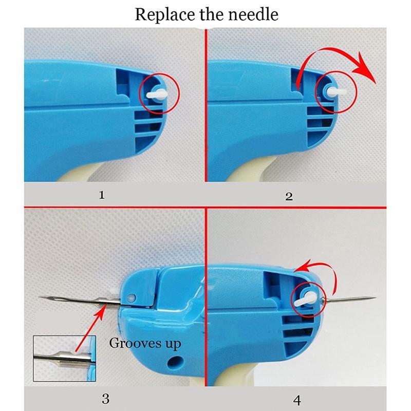 1000 Widerhaken +5 Nadeln Kleidung Kleidungsstück Preisetikett Etiketten Pistole Markierung DIY Bekleidung Etikettierpistolen Nähhandwerkzeuge Etikettierpistole