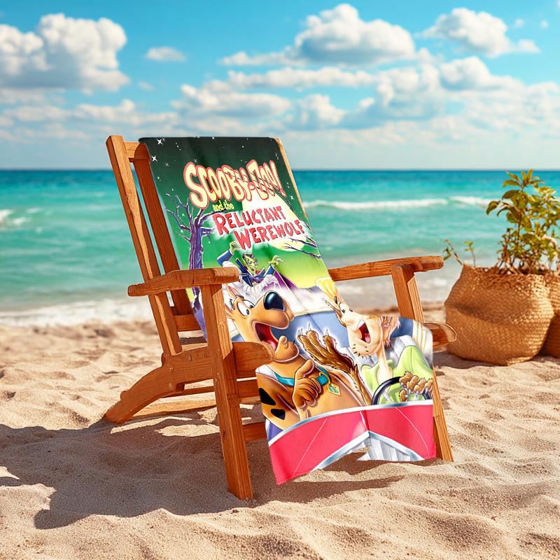 Scoobydoo Werewolf Mystery Beach Towel,quick Drying Absorbent Beach Toweloutdoor Sports Swimming Beach Towelsoft And Comfortable