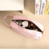 Portable Corduroy Cosmetic Bag Large Capacity Handheld Makeup Bag Toiletry Bag Travel