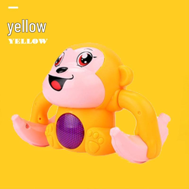 Electric Rolling Monkey Toy with Lights & Music for Early Childhood Education