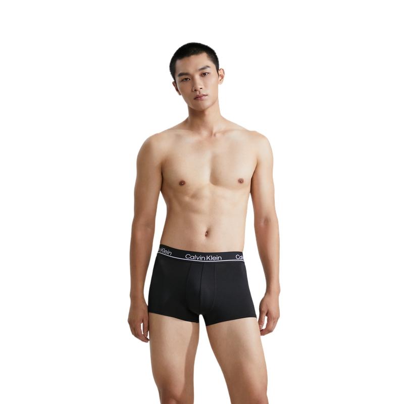 Calvin Klein Circular Jacquard High Elasticity Lightweight Breathable Anti-Chafing Boxer Briefs 3-Pack Men underwear NP2443OF3I