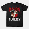 Bacon Over Cookies Funny Christmas Made In Australia T-Shirt