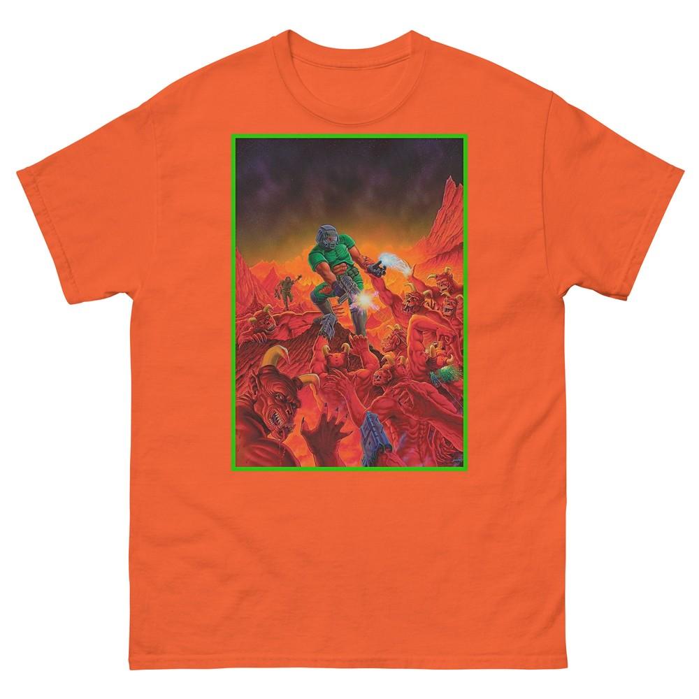 DOOM: Knee Deep In the Dead Tee, Retro Gamer Shirt, Custom DOOM Tee