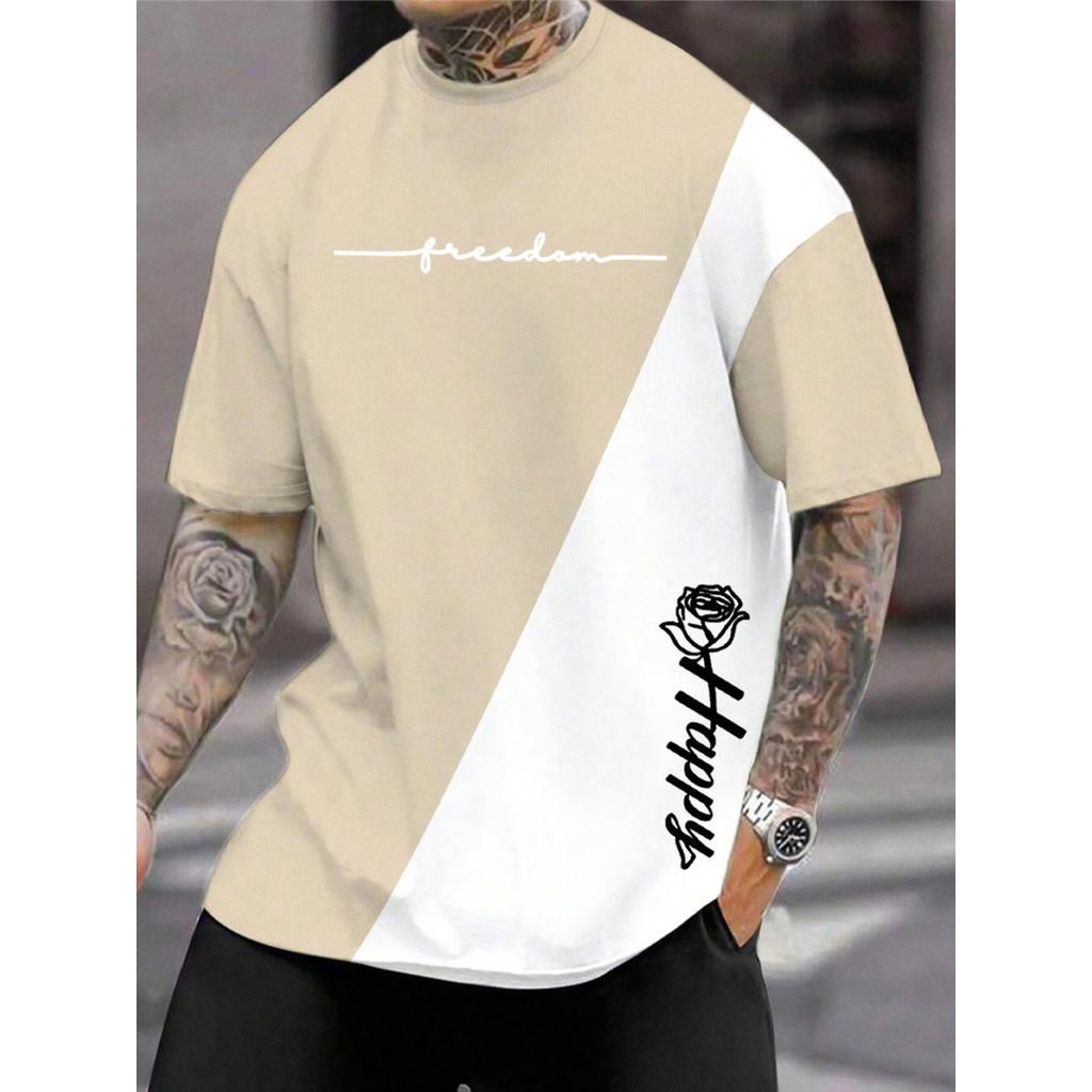 

Мужская футболка, модная одежда и цветы, с принтом, Харадзюку, с коротким рукавом, топ, жаркое лето, повседневная спортивная, футболка 6XL