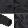 Autumn/Winter Unisex Loose Fleece-Lined Hooded Sweatshirt Jacket with Drop Shoulders - Solid Color Trendy Style in Stock