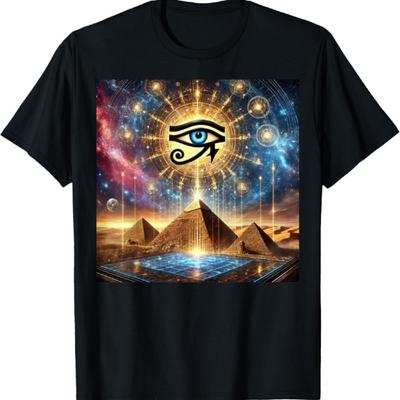Egypt Stargate Portal SciFi Cosmic Alien Technology T-Shirt