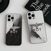 Classic Punk Logo B-Boy L-London For IPhone 17 16 15 14 13 12 11 Pro Max Plus Pro Corrugated Shockproof Matte Phone Cover