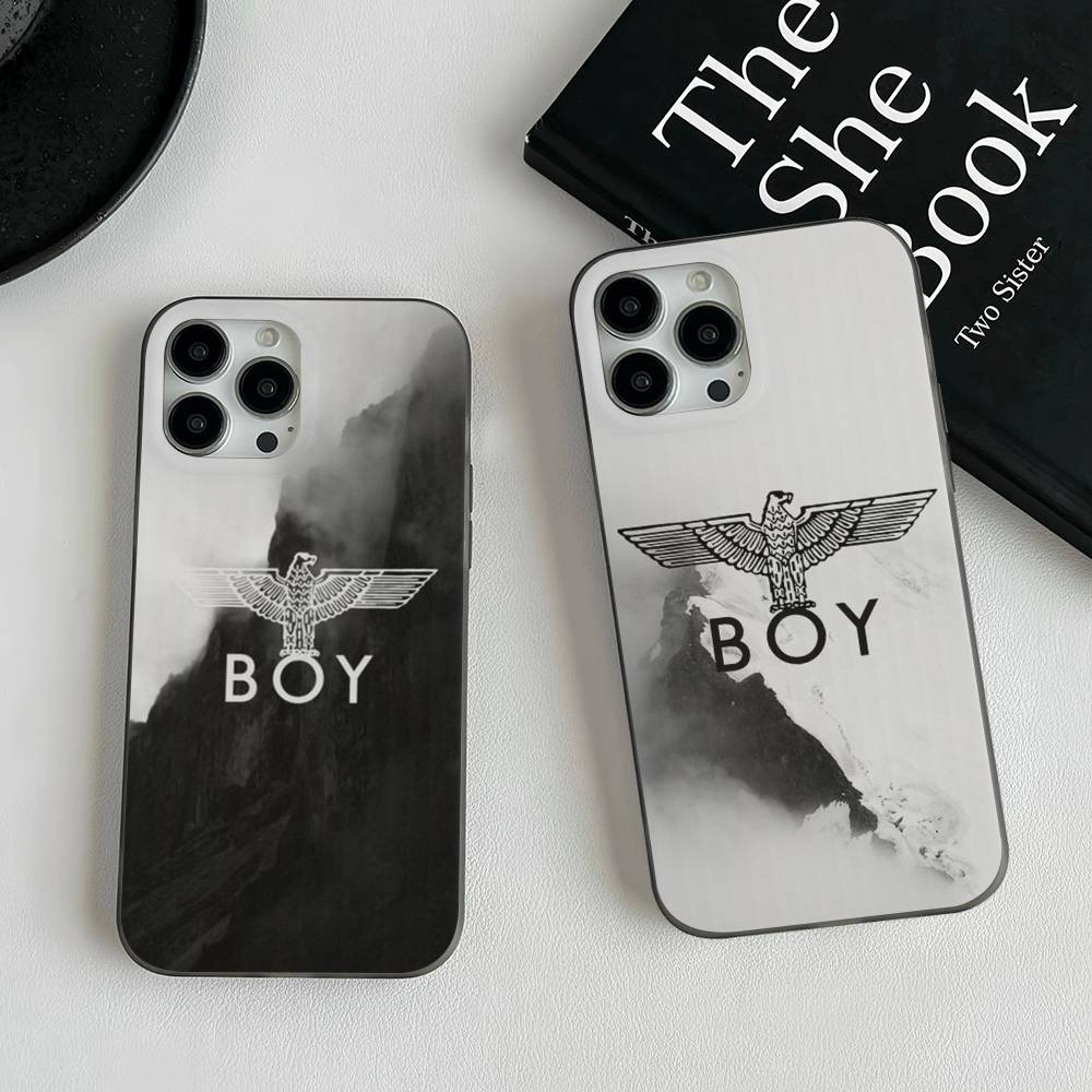 Classic Punk Logo B-Boy L-London For IPhone 17 16 15 14 13 12 11 Pro Max Plus Pro Corrugated Shockproof Matte Phone Cover