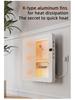 Wall-Mounted Instant Convection Heater, 110V Electric Model, US & Japan Standard, for Home Use.