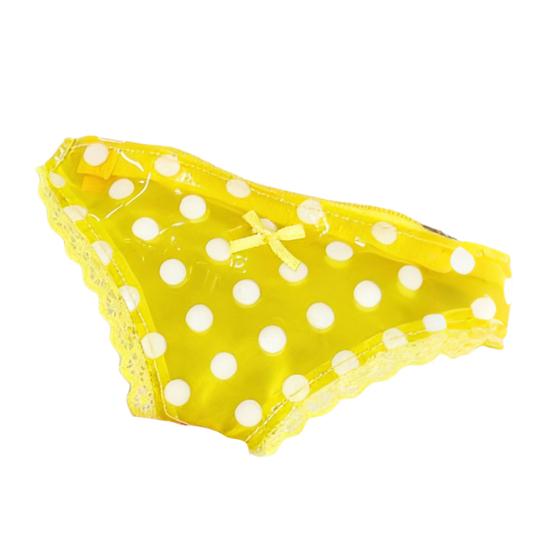 

Yousheng Cute Panties Cosmetic Bag Waterproof PVC Makeup Bag Fun Briefs Design Zippered Travel Toiletry Pouch Gift for Women Girls