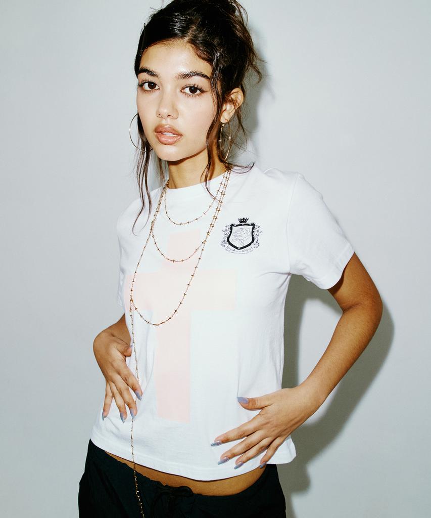 NYXX Cross Tee White