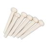 6Pcs Acoustic Guitar Bridge Pins Pegs Replacement Acoustic Guitar Plastic Bridge Saddle and Nut Guitar Bridge Pins