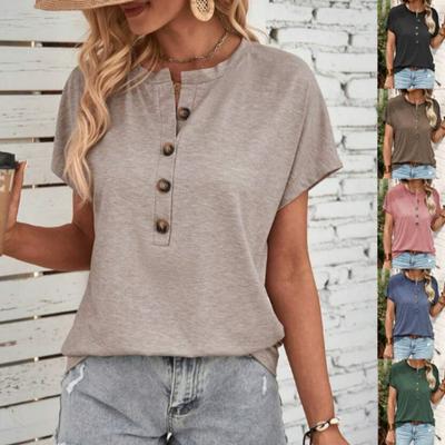 2025 Spring Summer Women's Clothing TOP Fashion Short Sleeve T-shirts and Tops