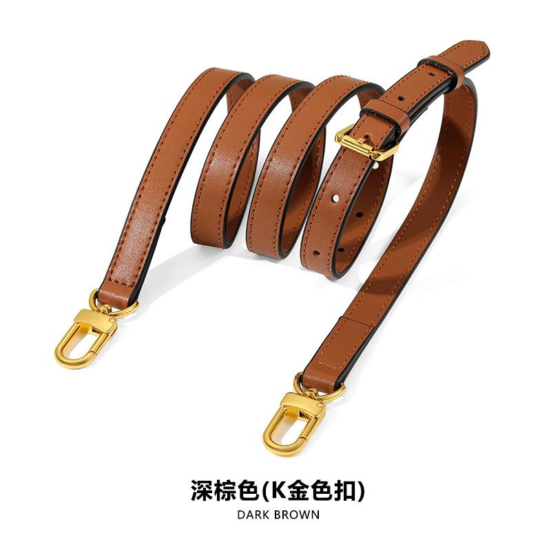 New Plain‑Textured Leather Wide Bag Strap Adjustable Replacement Shoulder Crossbody Belt Detachable Single Purchase Handbag Accessory