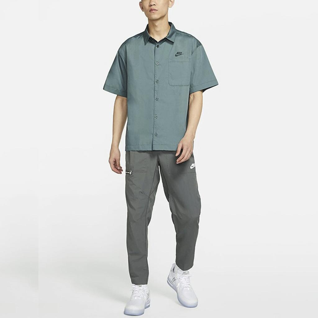 Nike Lightweight Loose-Fit Sports Short Sleeve Shirt Men Tops Green DM8686-387