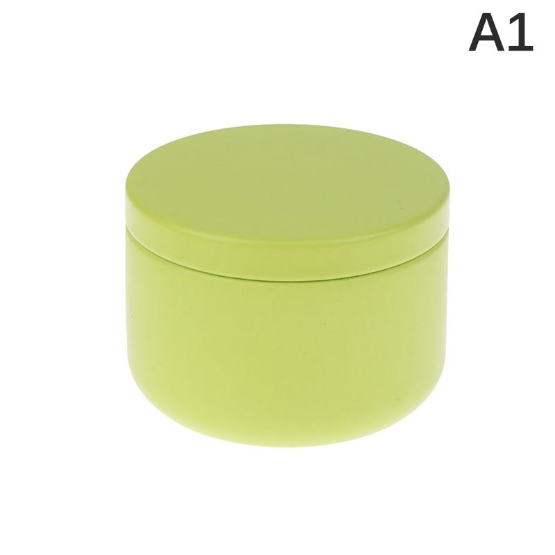 5.4Cm Portable Solid Color Mini Tin Box Tea Sealed Jar Packing Boxes Jewelry Candy Small Storage Can Coin Earring Headphones Gift Case