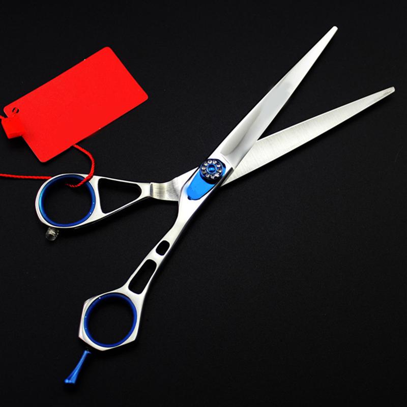 Professional Steel 7 '' Hollow Pet Dog Grooming Hair Cutting Scissors Cut Barber Haircutting Shears Hairdresser Scissors