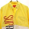 Supreme 14SS Long Sleeve Two-tone Color Cotton Shirt S Yellow Men's Used