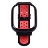 Replacement Watch Band with Case for Honor Watch 4 Silicone PC Multi Holes Adjustable Protective Wristbands Cover Black