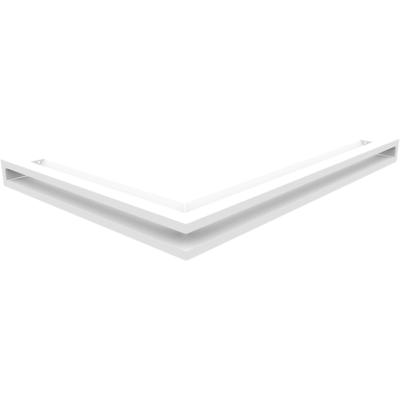 Vent Cover LUFT rohový pravý 54,7x76,6x6 bílý Slim