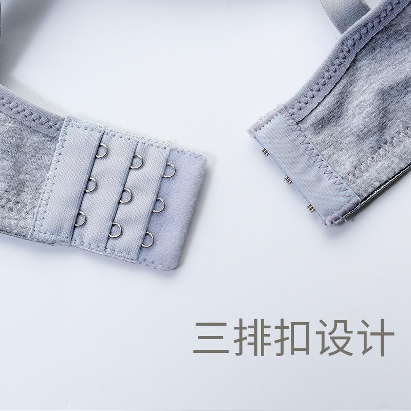 Summer Japanese and Korean style less junior high school students comfortable no steel ring development period pure cotton bra