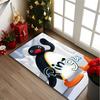1pc Digital Printed Chair Rug for Home Office Use, Penguin Cartoon Character Carpet Appropriate for All Seasons, Soft Area Carpet