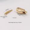 4Pcs Craft Supplies Bean Buckle Clasp Fastener Copper Jewelry Making Accessory  Jewelry Accessories