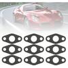 Tyenaza 10Pcs Turbo Gasket, Turbo Oil Drain Return Gasket Excellent Sealing Paper High Toughness Oil Drain Gaskets for T3 T4 Turbocharger