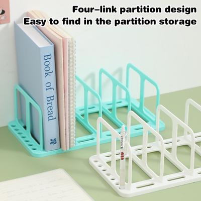 Removable Multi-function Book Magazine Bookshelf Storage Bookends Stand Desk Organizer Holder Home Office Desk Shelf