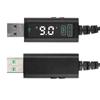 USB Adjustable Boost Converter DC 5-10V To DC 5-20V Step-up Converter Fast Charging Cable for Router Laptop Desk Lamp
