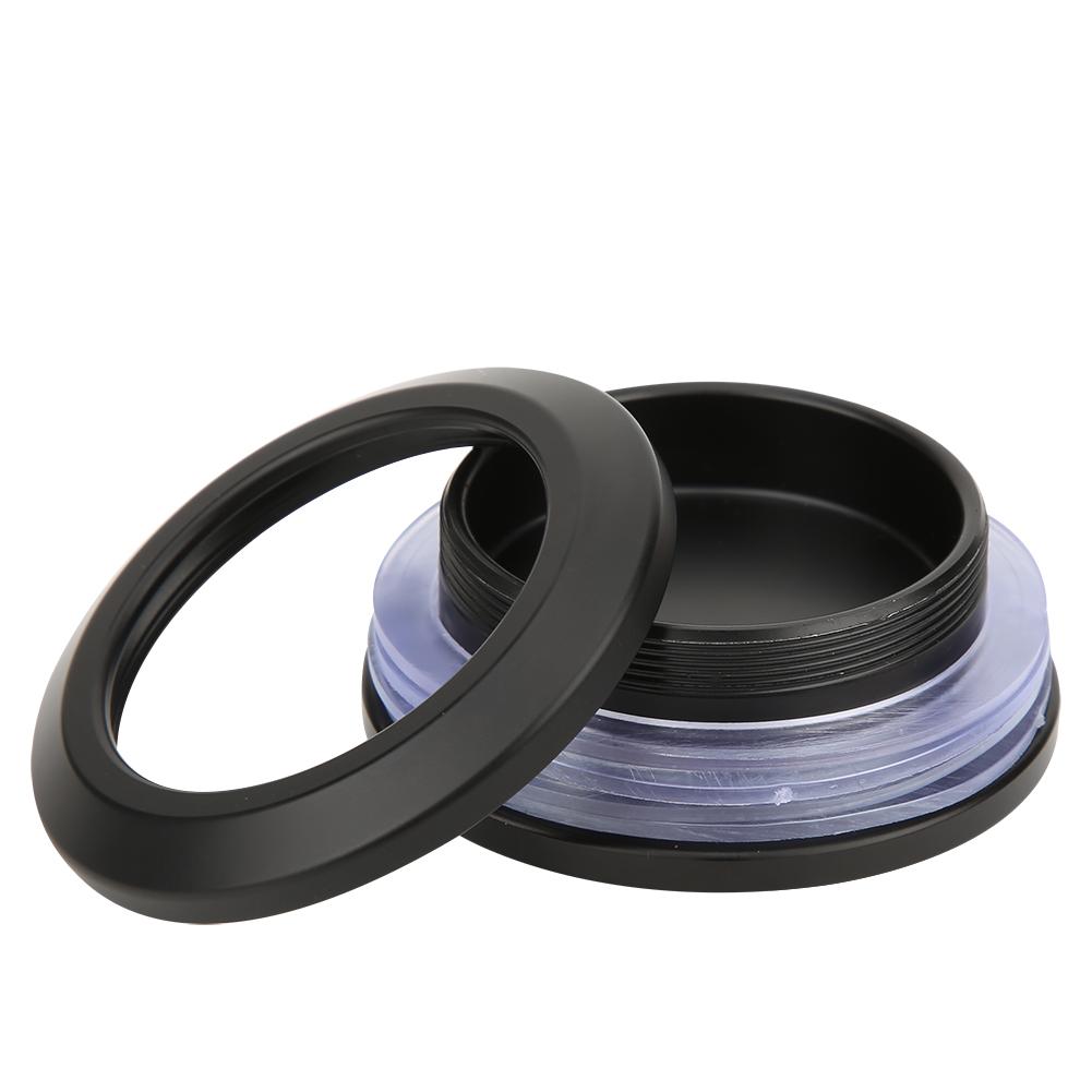 Round Double Side Sliding Door Handle Concealed Bathroom Wood Glass Door Knob Hardware