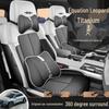 Gleichung Leopard Titan 3 Ganzjahres-Universal Atmungsaktiver Perforierter Leder-Sitzkissenbezug