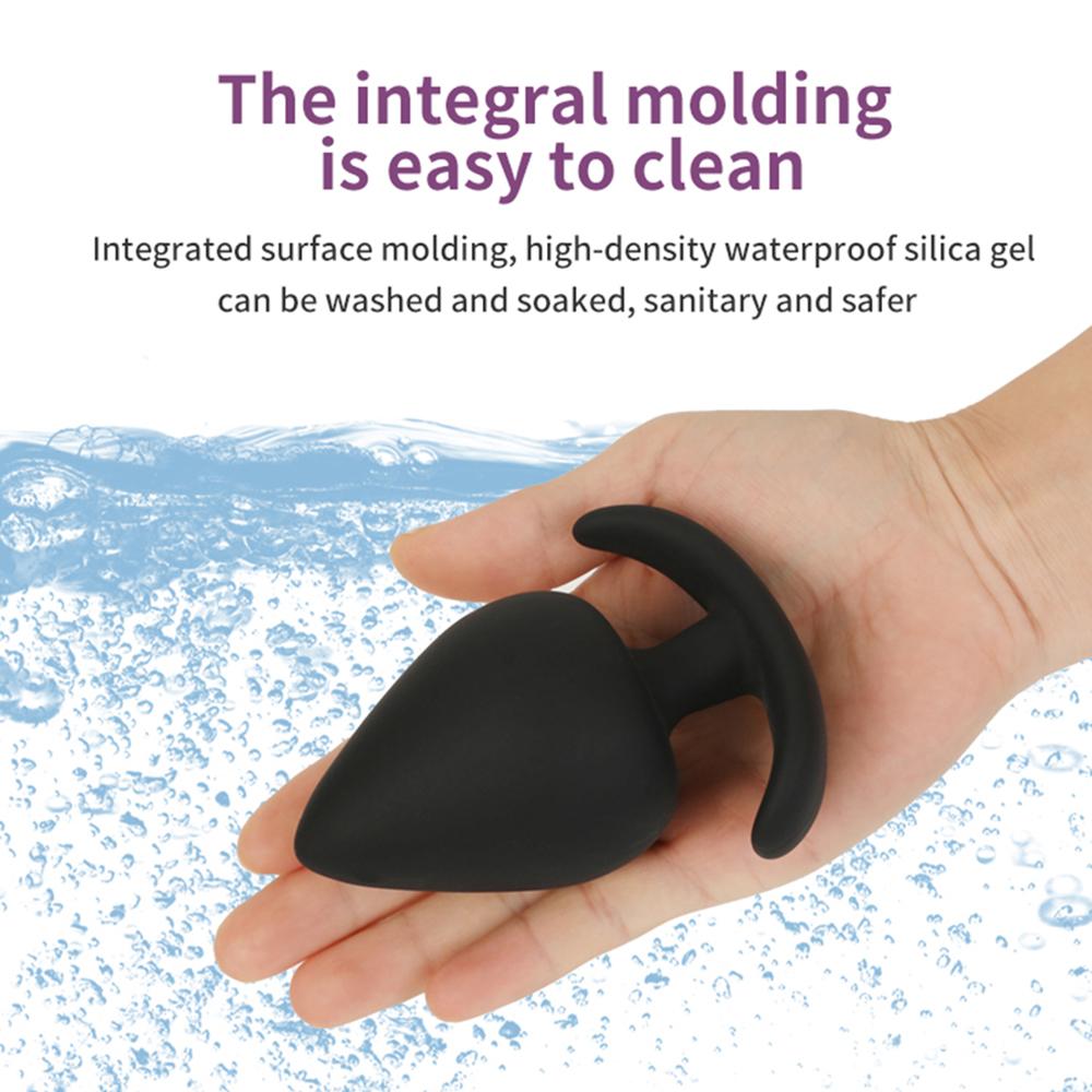 Silicone Anal Plug Dildo Bead Butt Plug G-Spot Stimulation Prostate Massager Trainer Dilator Adult Games Sex Toys for Men Women