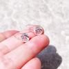 Round Swan Neck Drop Earrings Europe Style Fine Jewerly For Women Classic Gift In Solid 925 Silver