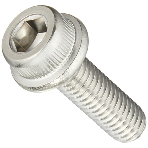 KITACO Flange Cap Bolt (Stainless Steel) M6 X P1.0 X 20mm 2 Pieces 0900-062-20002