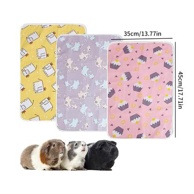New Reliable Ultra-Soft Leak-Proof Eco-Friendly Pet Pee Pad for Small Animals: Rabbit, Hamster, Guinea Pig, Ferret - Keep Your H