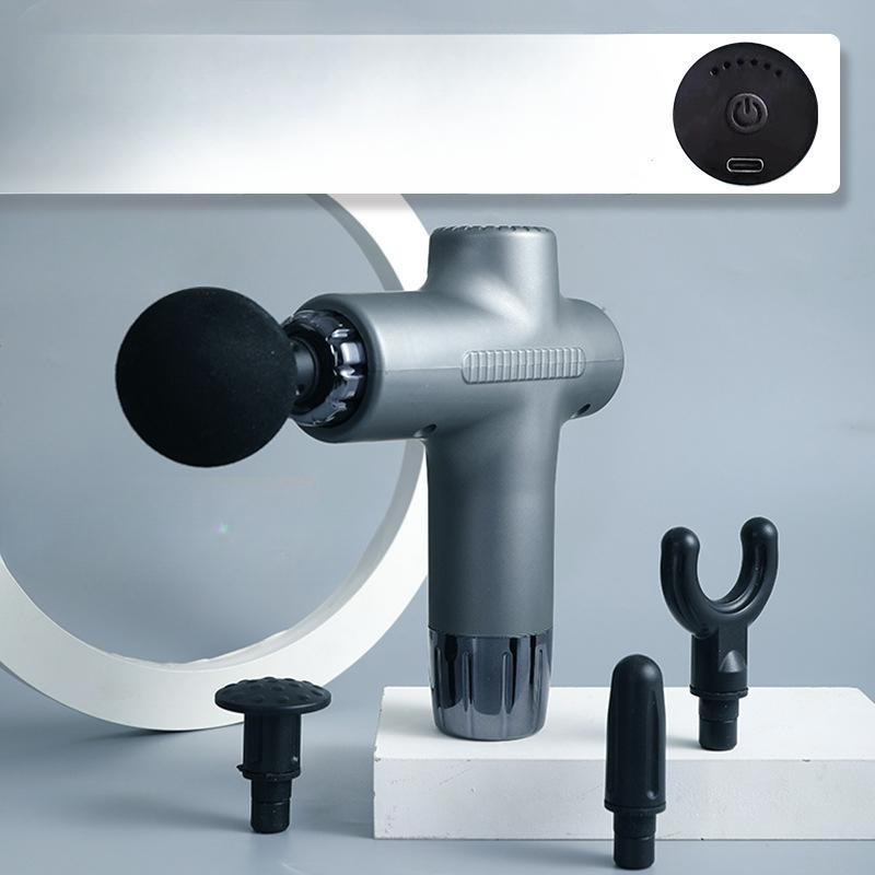 Gun Fascia Relaxation Mini Muscle Massager Yoga Fitness Muscle Membrane Instrument Lcd Wireless Electric Fascia Gun