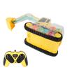 2.4GHz Remote Control Excavator Toy Light Up Simulation Sound Transparent Gear Full Function RC
