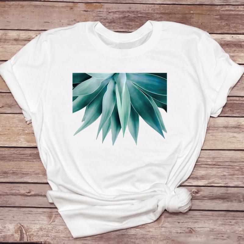 Clothes For Women Cartoon Kawaii Ladies Short Sleeve Casual Summer Print Female Clothes Fashion Tops Tshirt Natural Scenery