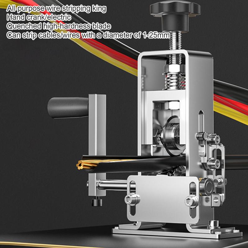 Electric Cable Stripping Machine Electric Manual Copper Wire Stripper Machine Multifunctional Adjustable Tool Electricians And
