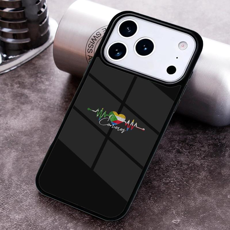 Comoros Flag Phone Case For iPhone 17 16 15 14 13 12 11 Pro Max Plus 17Air Soft Silicone Cover