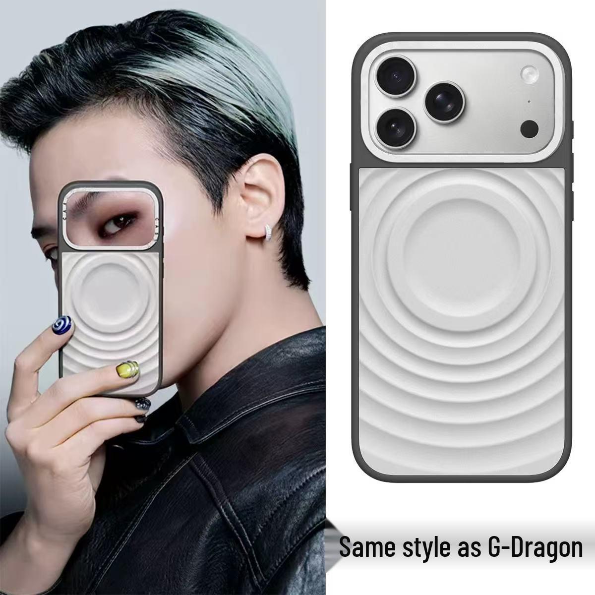 

G-Dragon Inspired iPhone 17 Pro Max Wave Pattern Case iPhone 14 Plus