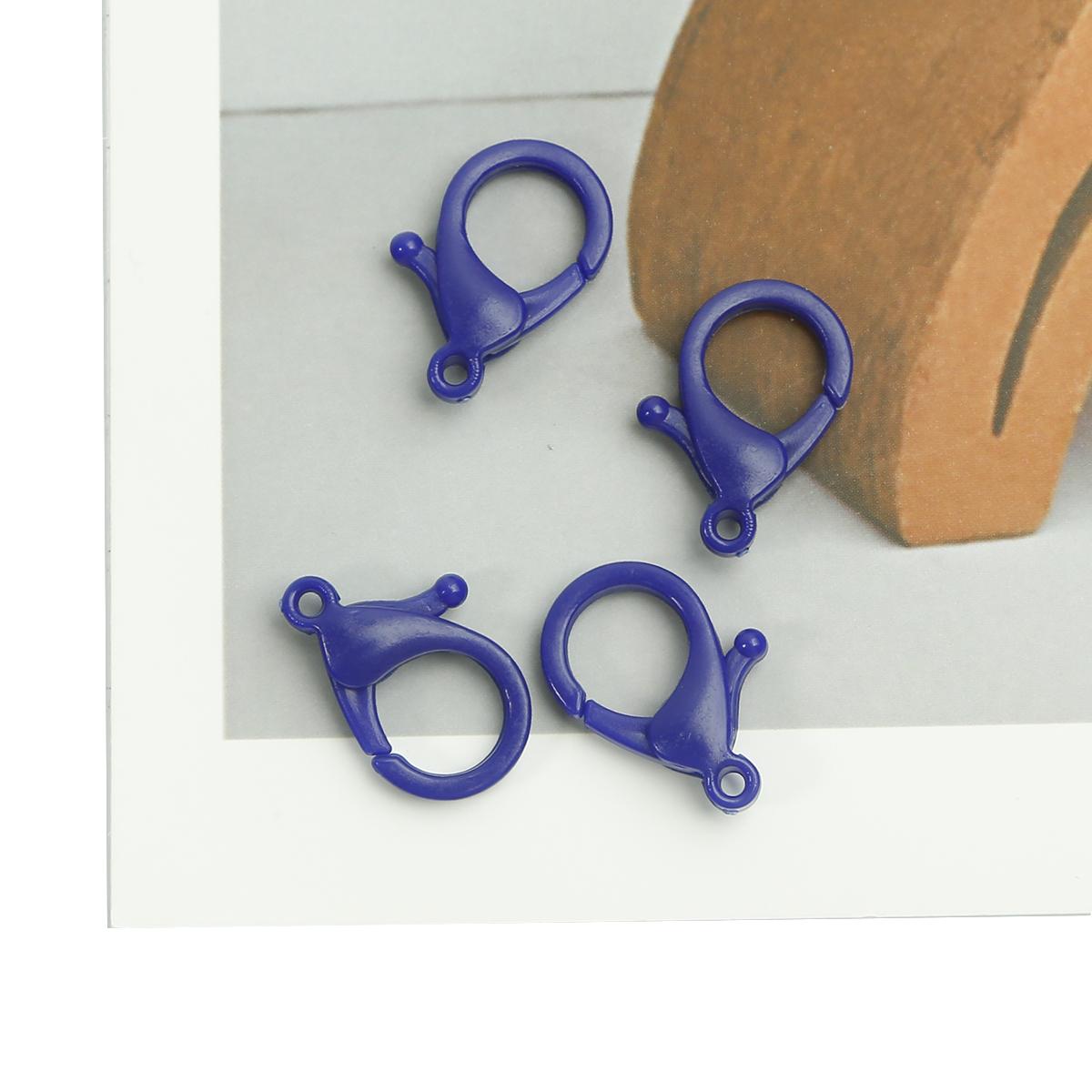 

10 шт. пластиковый брелок для ключей красочные крючки клипсы карабин ручной работы аксессуары для изготовления ювелирных изделий 17×25mm